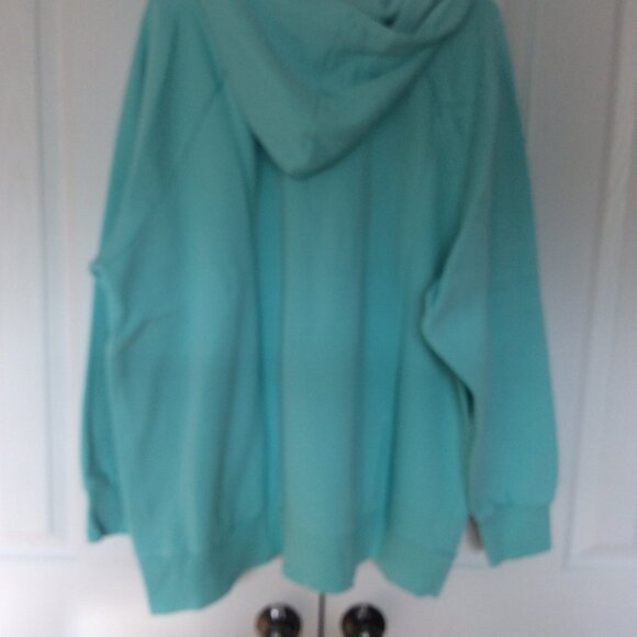 Under Armour Womens Ocean Turquoise Blue Hoodie, Plus Size 3X - Picture 2 of 5